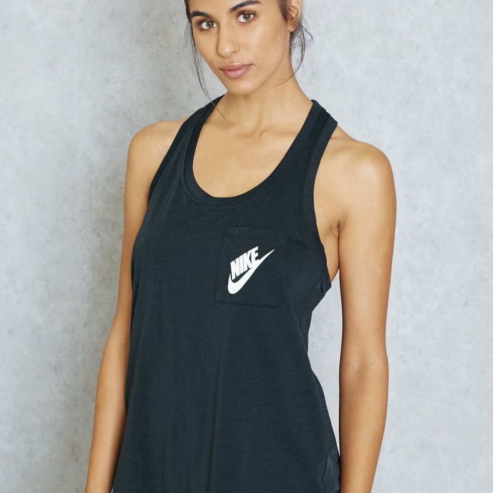 NIKE Women's Logo One Pocket Tank Top